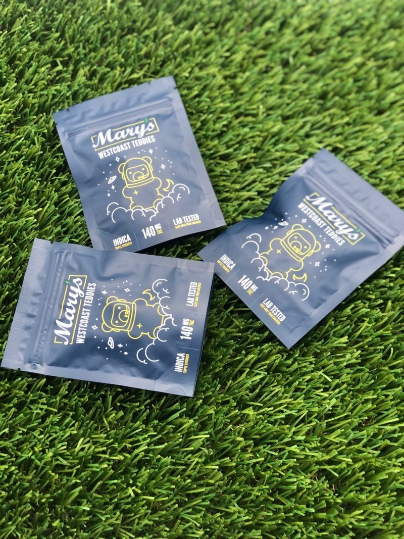 140mg marys westcoast teddies indica