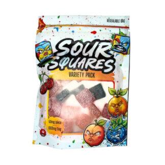 Sour Squares – Variety Pack – 1000mg